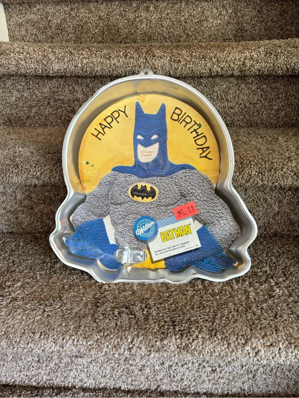 Wilton Batman Cake Pan – Blue and Yellow